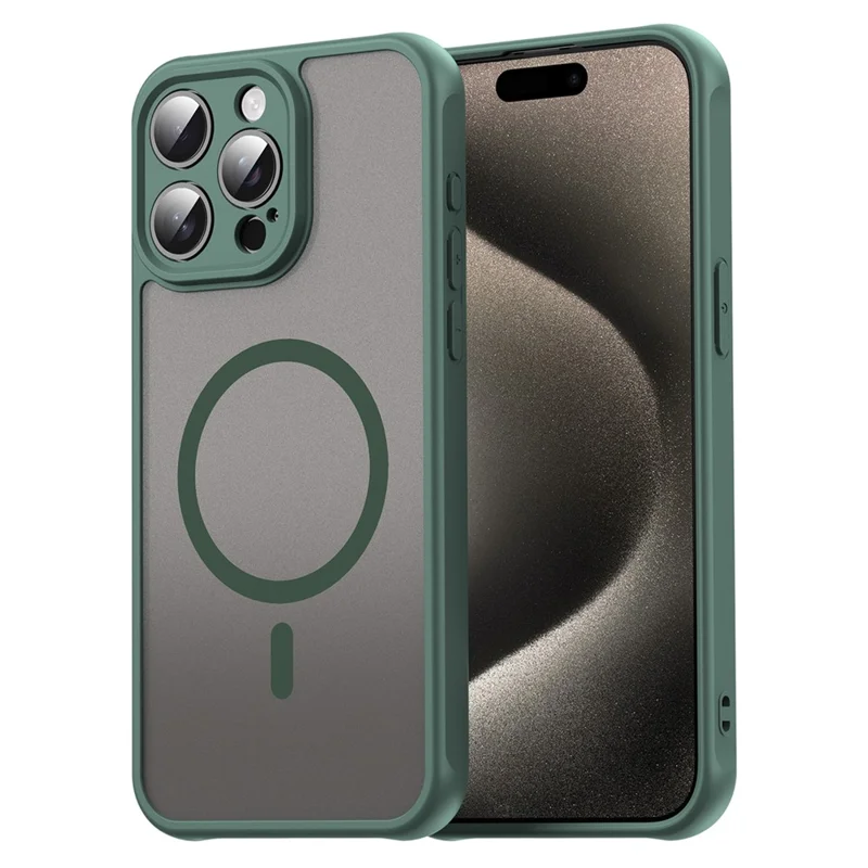 Bulk Purchasing For iPhone 15 Pro Max Case Compatible with MagSafe Anti Drop PC + TPU Phone Cover - Green