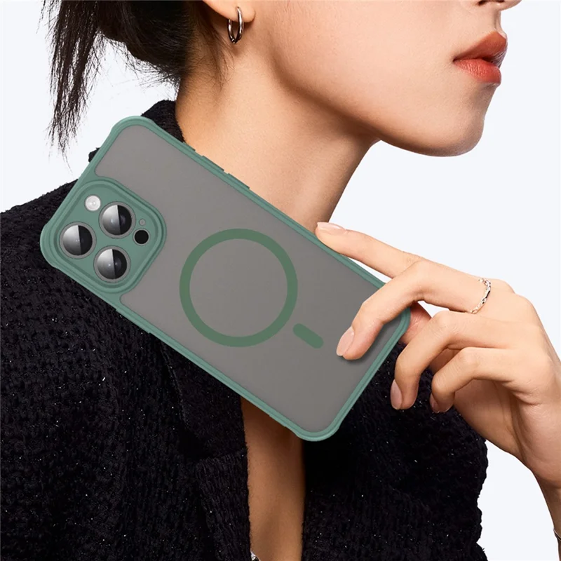 Bulk Purchasing For iPhone 15 Pro Max Case Compatible with MagSafe Anti Drop PC + TPU Phone Cover - Green