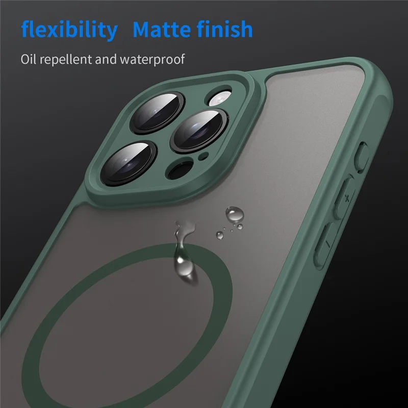 Bulk Purchasing For iPhone 15 Pro Max Case Compatible with MagSafe Anti Drop PC + TPU Phone Cover - Green