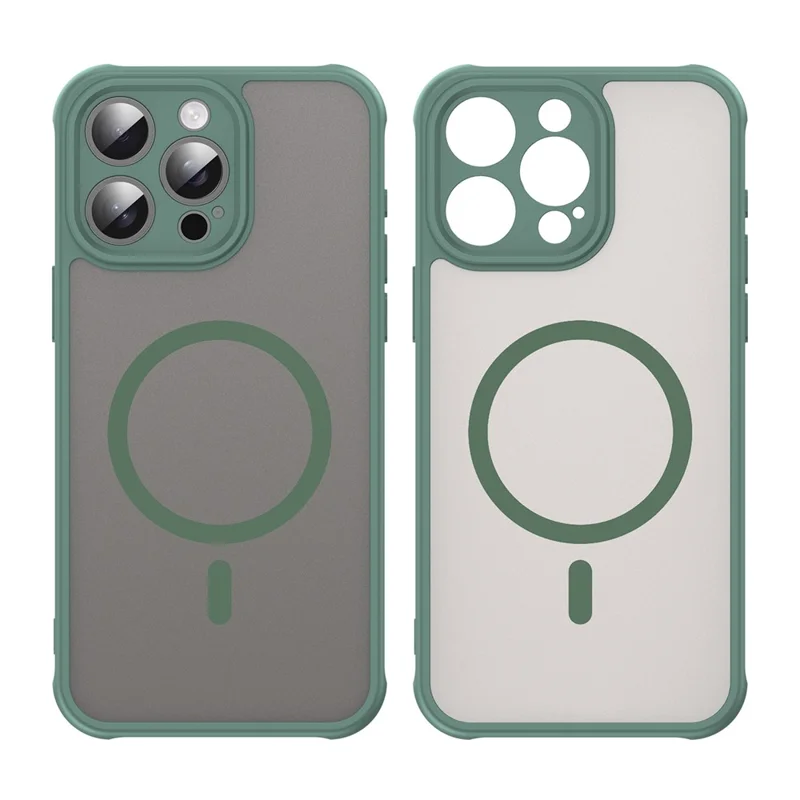 Bulk Purchasing For iPhone 15 Pro Max Case Compatible with MagSafe Anti Drop PC + TPU Phone Cover - Green