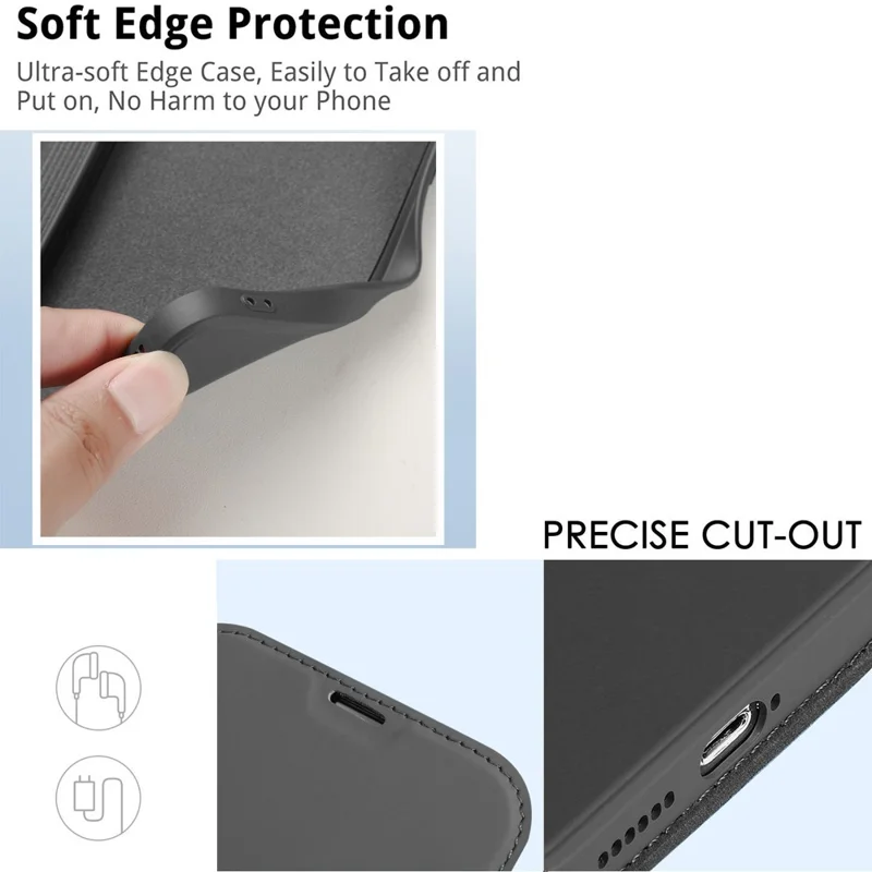 For iPhone 14 Pro Skin-touch Liquid Silicone Protective Case Card Holder Kickstand Phone Shockproof Cover - Yellow