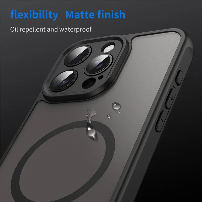 Bulk Purchasing For iPhone 14 Pro Max Case Compatible with MagSafe Anti Drop PC + TPU Phone Cover - Black