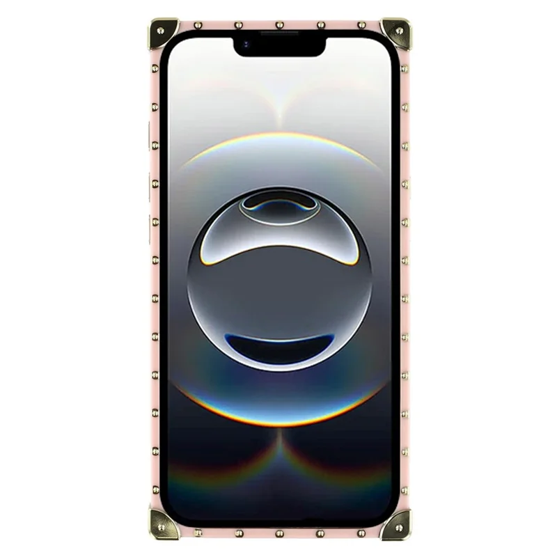For iPhone 16e Case Electroplated TPU + PC Phone Cover with Butterfly Kickstand - Pink