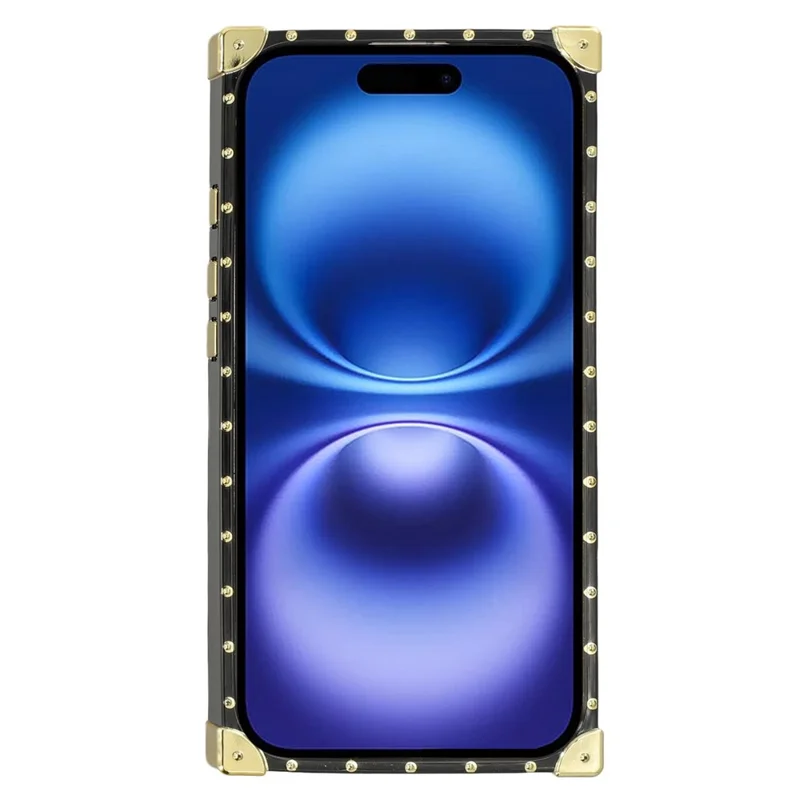 For iPhone 16 Plus Cases Rhinestone Decor Butterfly Pattern TPU + PC Phone Cover - White