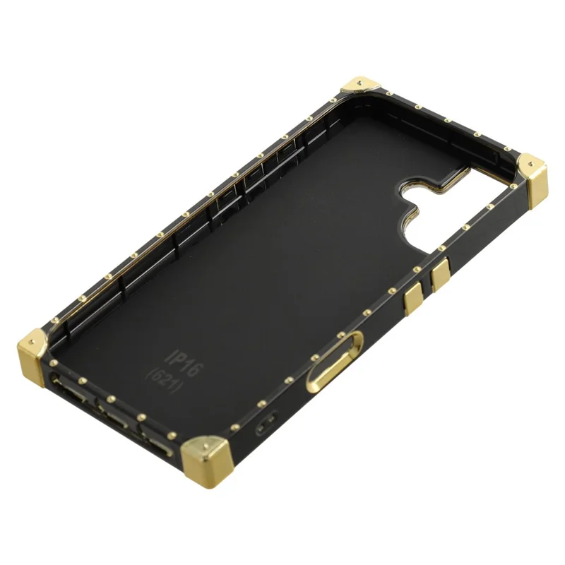 For iPhone 16 Plus Cases Rhinestone Decor Butterfly Pattern TPU + PC Phone Cover - White