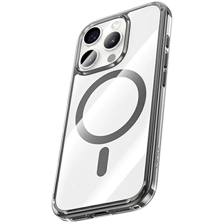 BENKS For iPhone 16 Pro Max Magnetic Case Compatible with MagSafe Shockproof TPU + PC Phone Back Cover - Dark Grey