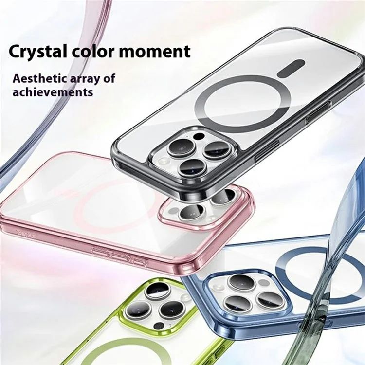 BENKS For iPhone 16 Pro Max Magnetic Case Compatible with MagSafe Shockproof TPU + PC Phone Back Cover - Dark Grey