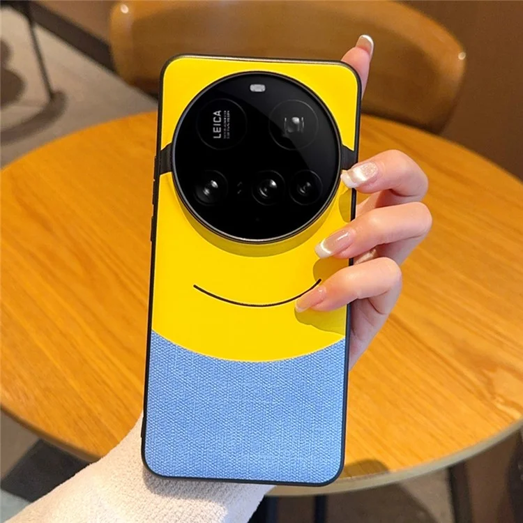 For Xiaomi 15 Ultra Case Big Eye Yellow Creative Design Leather + PC Phone Cover