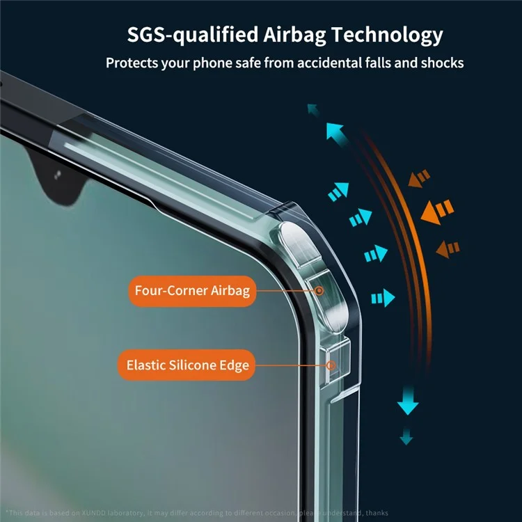 XUNDD für Xiaomi Redmi A5 4G (171,7 mm) / Poco C71 4G Hülle Stoßfest TPU + Acryl Transparente Rückseite Handyhülle
