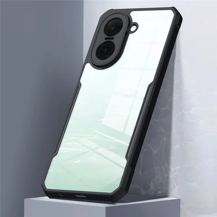 XUNDD für Xiaomi Redmi A5 4G (171,7 mm) / Poco C71 4G Hülle Stoßfest TPU + Acryl Transparente Rückseite Handyhülle