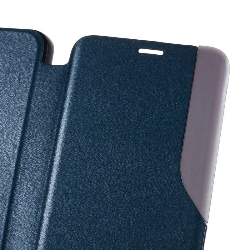 Étui pour Samsung Galaxy A32 4G (version UE) avec fenêtre de visualisation en cuir PU et support - Vert