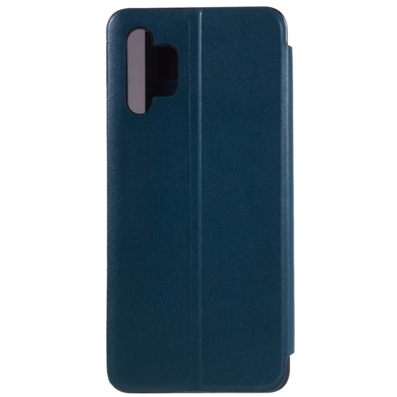 Étui pour Samsung Galaxy A32 4G (version UE) avec fenêtre de visualisation en cuir PU et support - Vert