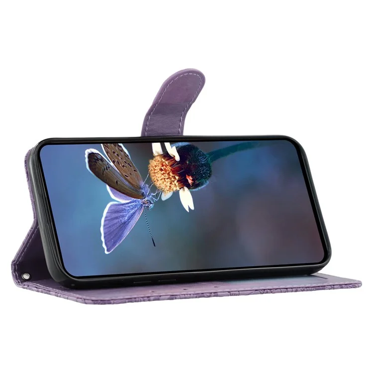 For Oppo Find X8 Pro 5G Case Lace Flowers PU Leather Flip Wallet Phone Cover - Purple