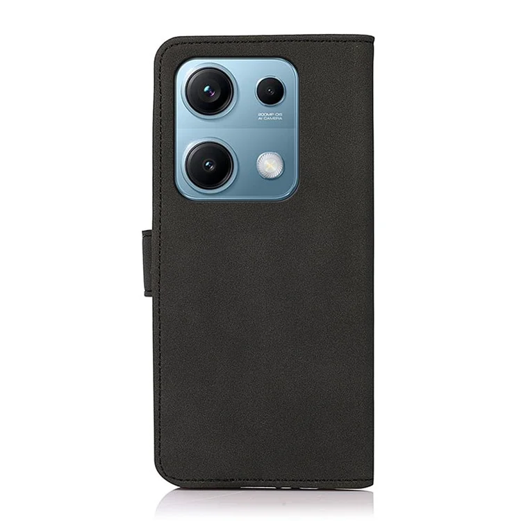 KHAZNEH per Xiaomi Redmi Note 14S 4G Cover in Pelle PU Portafoglio con Supporto - Nero