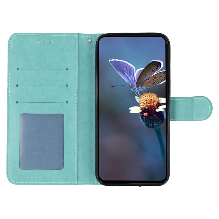For OnePlus Nord 4 Case Lace Flowers PU Leather Flip Wallet Phone Cover - Green