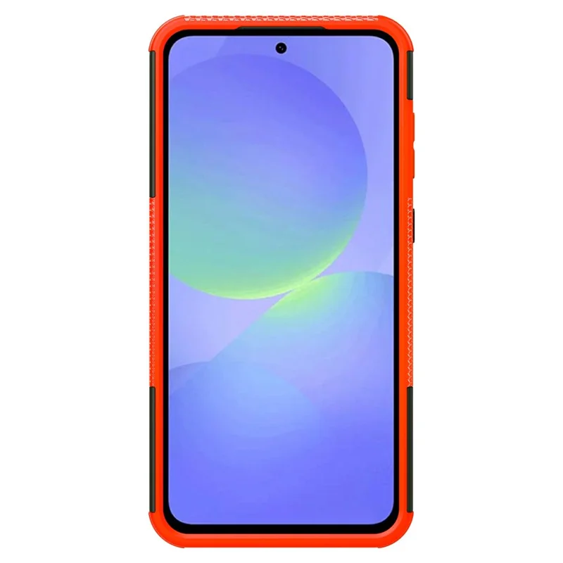 Bulk Purchasing For Samsung Galaxy A36 5G Case with Kickstand Tyre Pattern PC + TPU Phone Cover - Red