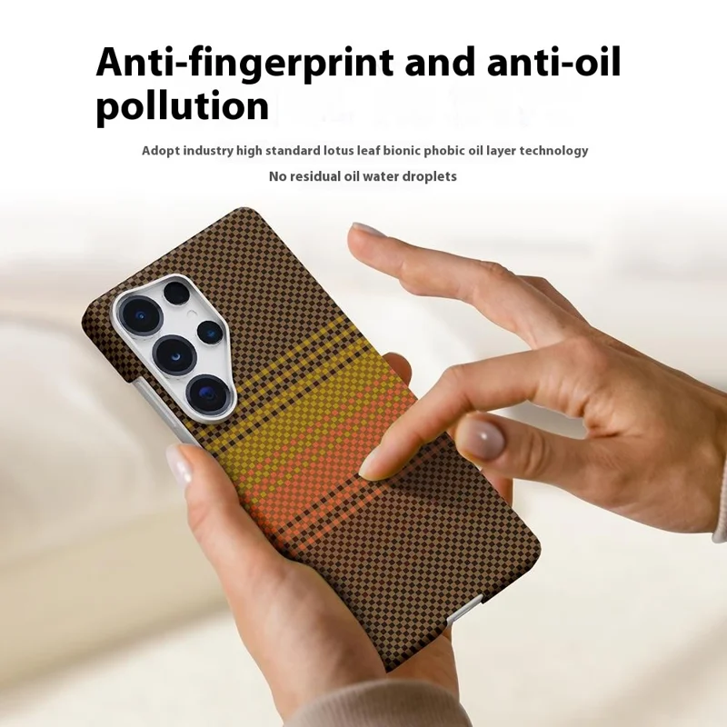 GKK For Samsung Galaxy S25 Ultra Magnetic Case Hard PC Phone Back Cover - Sunrise Gold