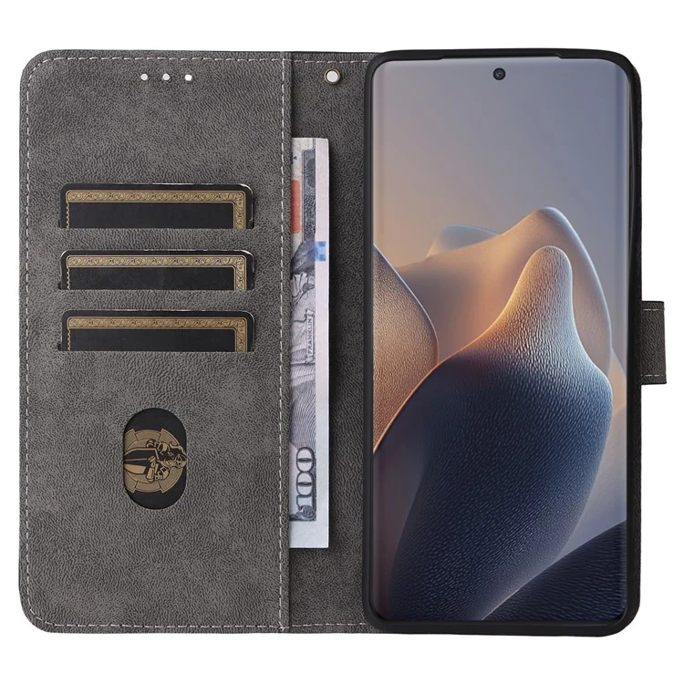 Für Motorola Edge 60 Fusion 5G Hülle Geldbörse RFID-Schutz PU-Leder Ständer mit Trageriemen - Schwarz