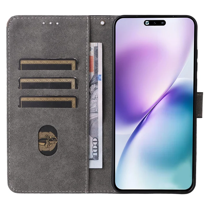 For vivo X200s 5G Case Wallet RFID Blocking PU Leather Cover Stand with Strap - Black