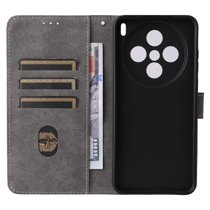 For vivo X200s 5G Case Wallet RFID Blocking PU Leather Cover Stand with Strap - Black