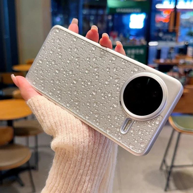 For Xiaomi Redmi K80 Pro 5G / Poco F7 Ultra 5G Case Creative Raindrop Phone Back Cover - Grey