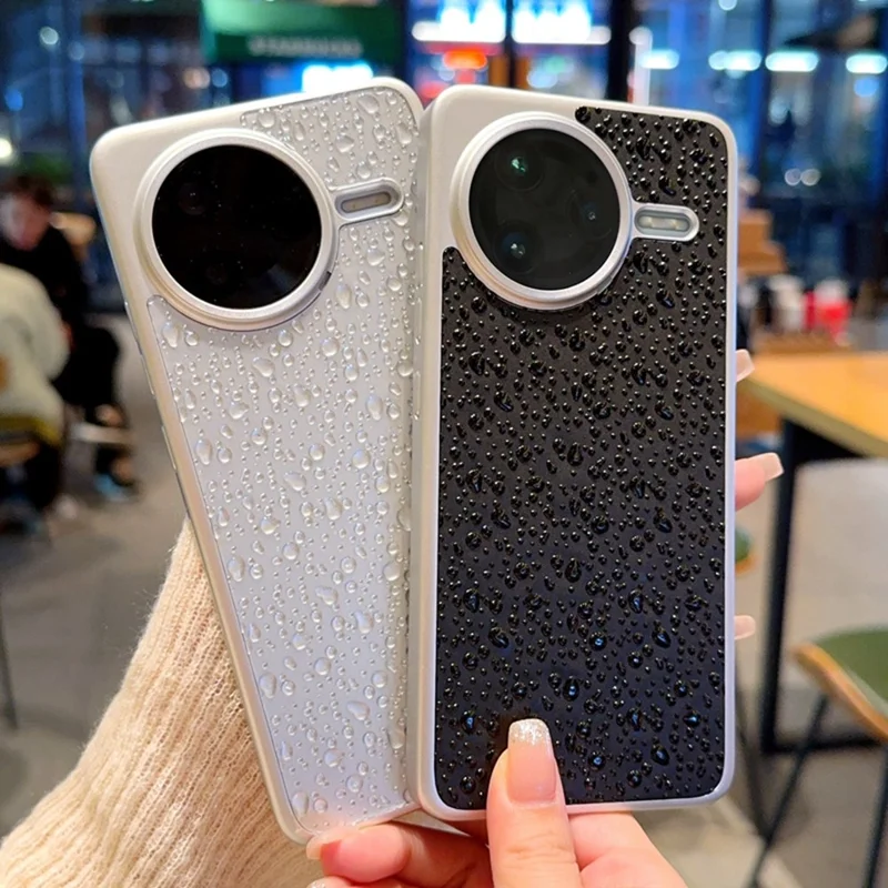 For Xiaomi Redmi K80 Pro 5G / Poco F7 Ultra 5G Case Creative Raindrop Phone Back Cover - Grey