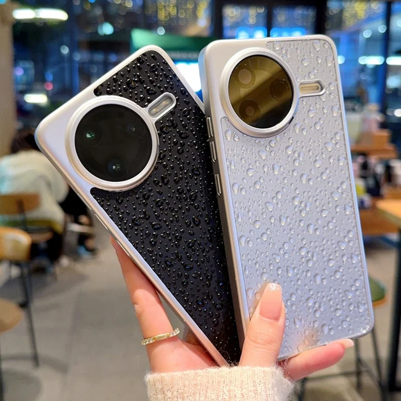 For Xiaomi Redmi K80 Pro 5G / Poco F7 Ultra 5G Case Creative Raindrop Phone Back Cover - Grey