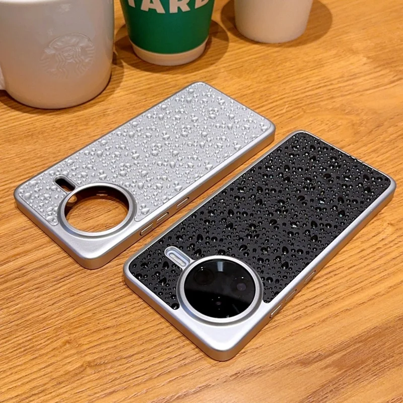 For Xiaomi Redmi K80 Pro 5G / Poco F7 Ultra 5G Case Creative Raindrop Phone Back Cover - Grey