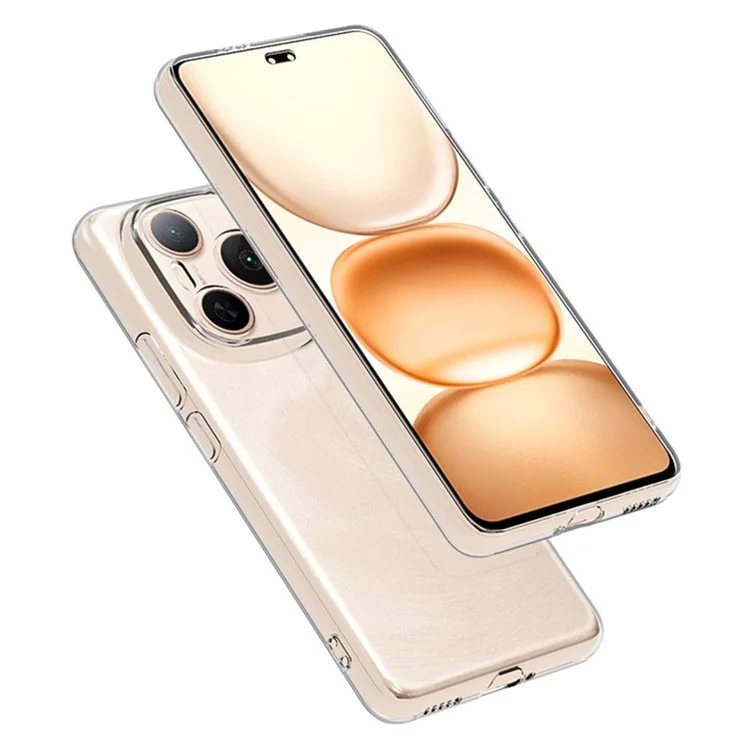 For Honor Power 5G Rückseite Ultradünne Flexible TPU Transparente Handyhülle