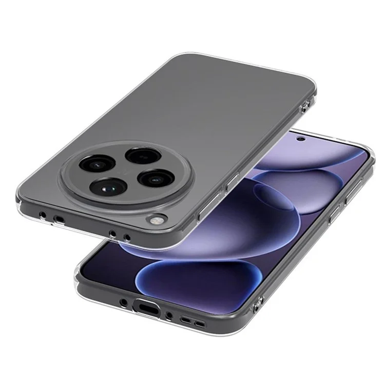 Für Oppo Find X8s+ 5G Rückabdeckung Ultra Dünn Flexibles TPU Klares Handyhülle