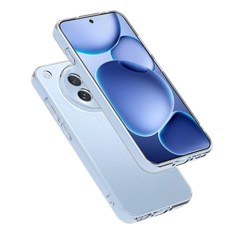 Capa para Oppo Find X8s 5G Ultrafina Flexível de TPU Transparente para Celular