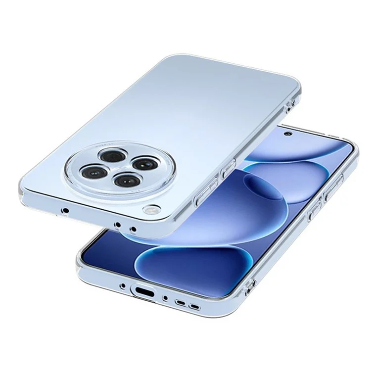 Capa para Oppo Find X8s 5G Ultrafina Flexível de TPU Transparente para Celular