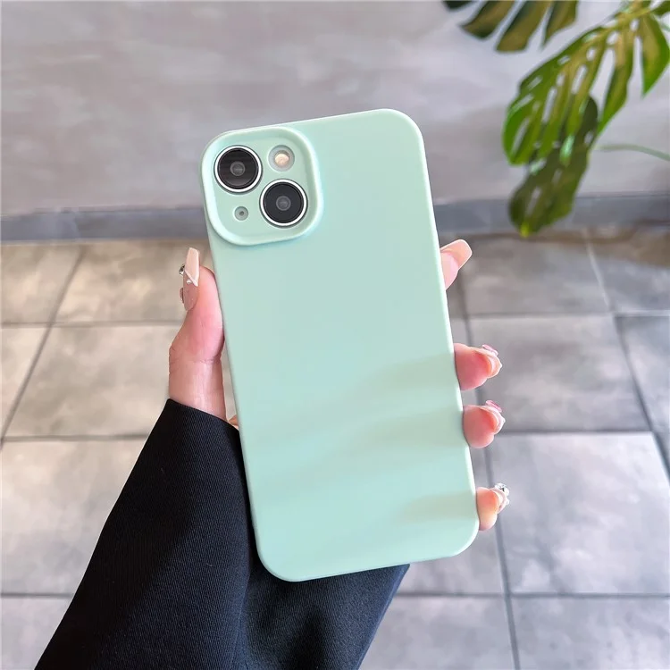 Bulk Purchasing For iPhone 14 / 13 Case Precise Cutouts 1.6mm TPU Shockproof Phone Cover - Light Cyan