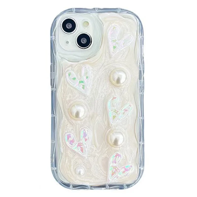Custodia per iPhone 14 Epoxy TPU Antiurto - Cuore