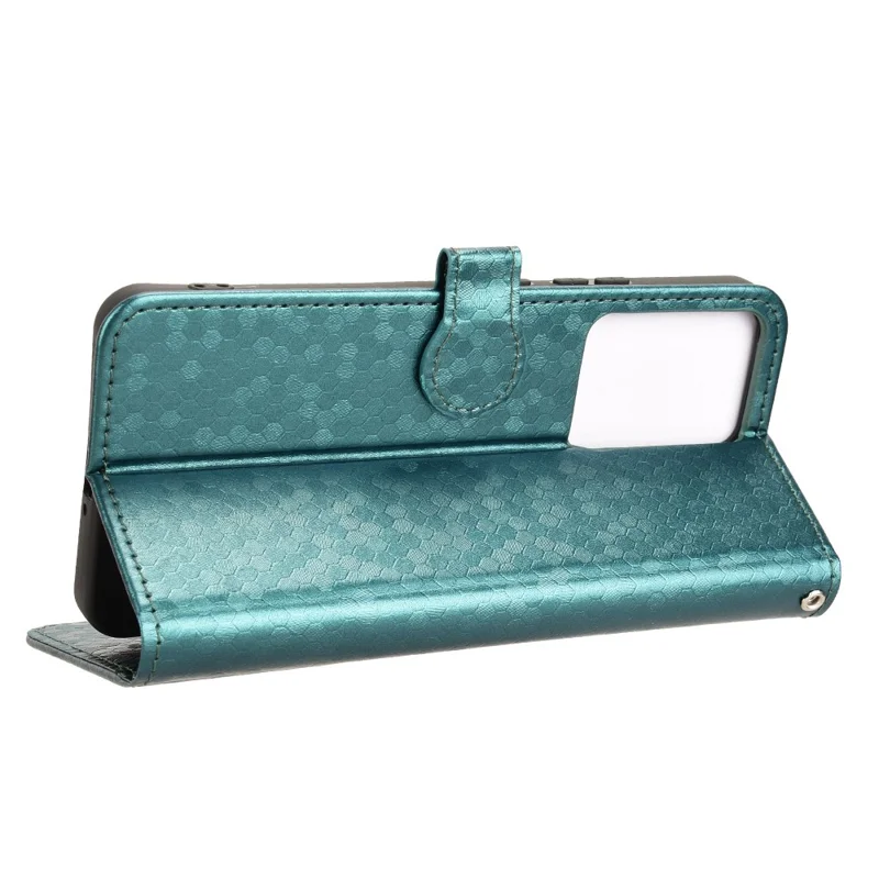 Wallet Case For Realme P3 5G  /  Neo7x 5G  /  14 5G Dot Pattern Imprint PU Leather Phone Cover - Green