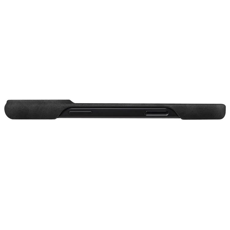 Custodia per iPhone 16 Pro Max Compatibile con MagSafe, Cover Posteriore in Pelle Retrò + PC - Nero