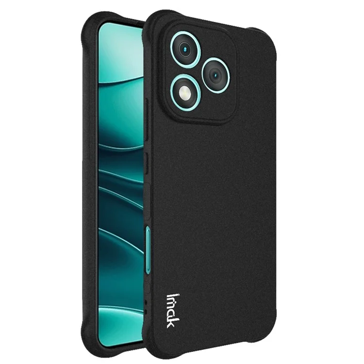 Étui IMAK pour Honor 400 Lite Coque de téléphone en TPU Protection antichoc avec airbag - Noir mat