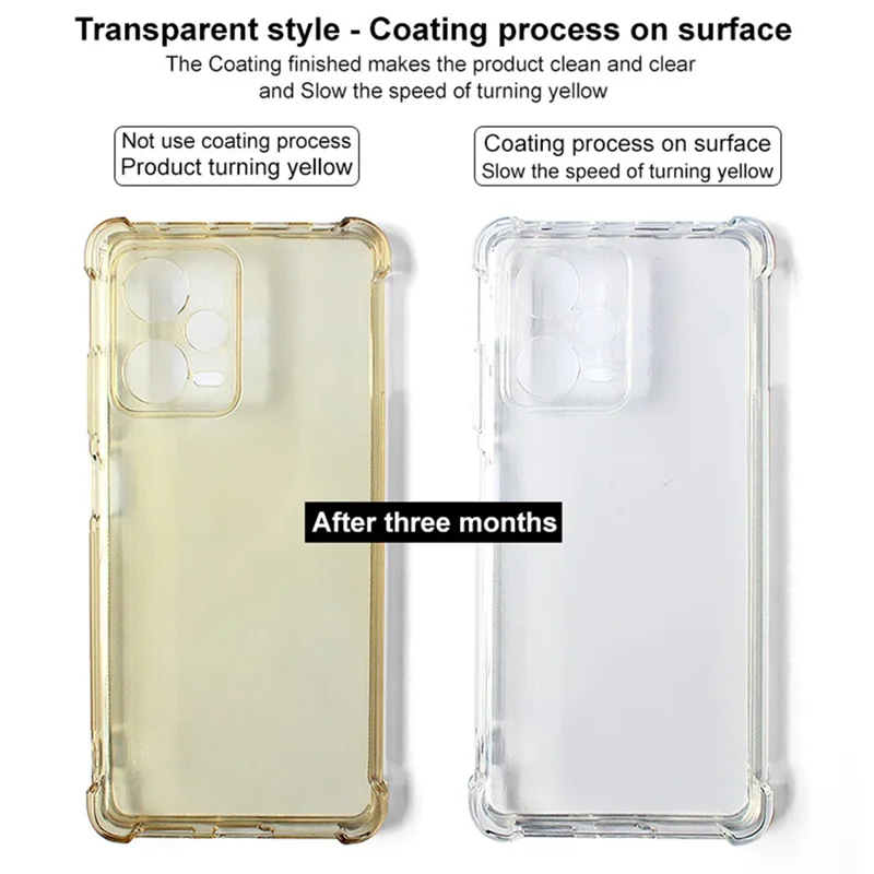 IMAK For Honor 400 Lite 5G Case TPU Phone Cover Airbag Shockproof Protection - Transparent