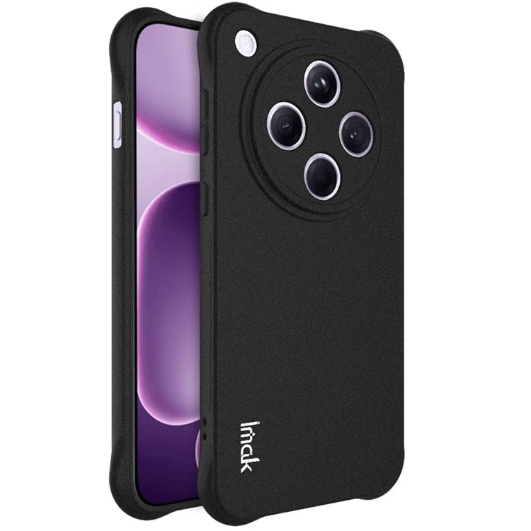 Cover IMAK per Oppo Find X8s+ 5G in TPU Custodia Antiurto con Protezione Airbag - Nero Opaco