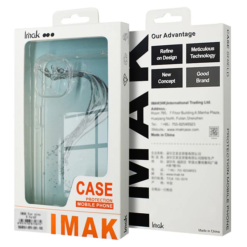 IMAK For Oppo Find X8s+ 5G Case TPU Phone Cover Airbag Shockproof Protection - Transparent