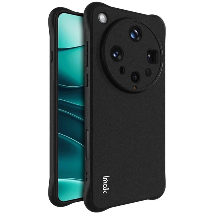 Étui IMAK pour Oppo Find X8 Ultra 5G Coque de téléphone TPU Protection antichoc avec coussin d'air - Noir mat