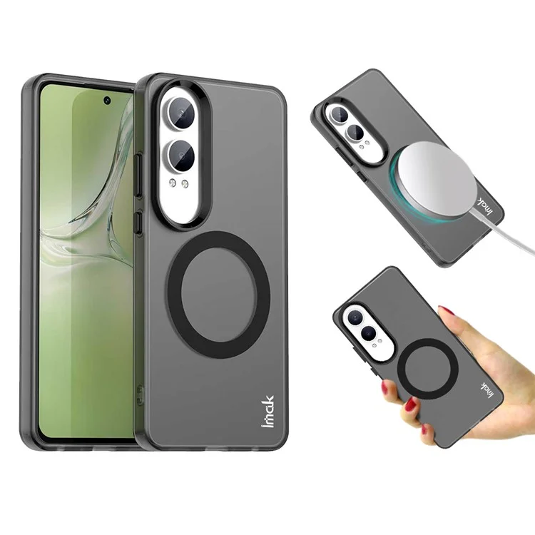 IMAK For OnePlus Nord CE4 Lite 5G  /  Oppo K12x 5G (China) Case Compatible with MagSafe PC + TPU Protective Phone Back Cover