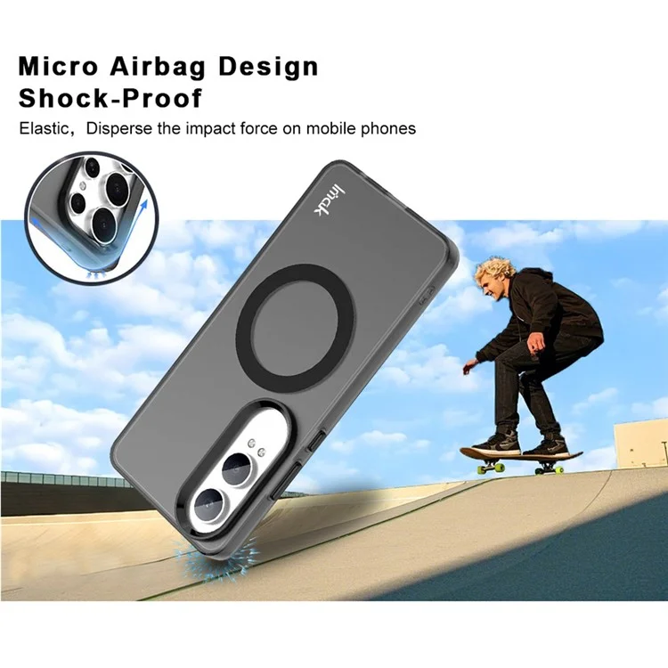 IMAK For OnePlus Nord CE4 Lite 5G  /  Oppo K12x 5G (China) Case Compatible with MagSafe PC + TPU Protective Phone Back Cover