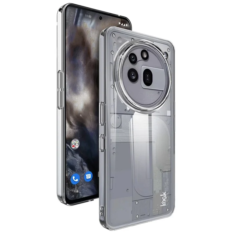 IMAK Crystal Case II Pro for Nothing Phone (3a) Pro Case Clear PC Protective Phone Cover
