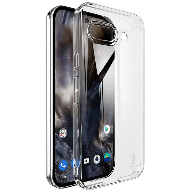 IMAK Crystal Case II Pro for Google Pixel 9a Case Clear PC Protective Phone Cover
