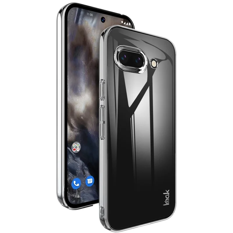 IMAK Crystal Case II Pro for Google Pixel 9a Case Clear PC Protective Phone Cover