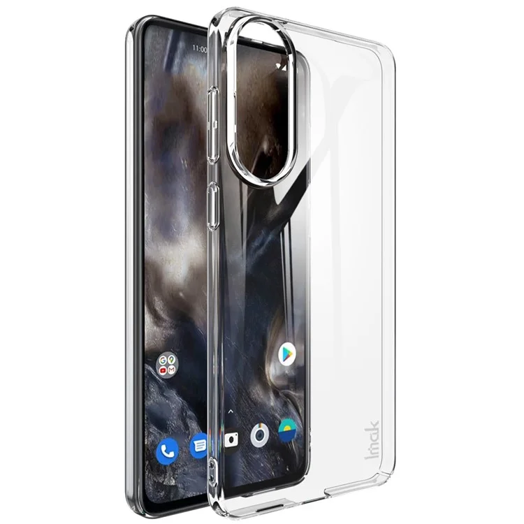IMAK Crystal Case II Pro für Samsung Galaxy S25 Edge Hülle Transparente PC Schutzhülle für Smartphone