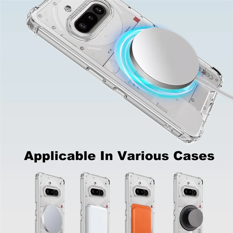 IMAK For Nothing Phone (3a) Case Magnetic Case Shockproof PC TPU Clear Phone Cover