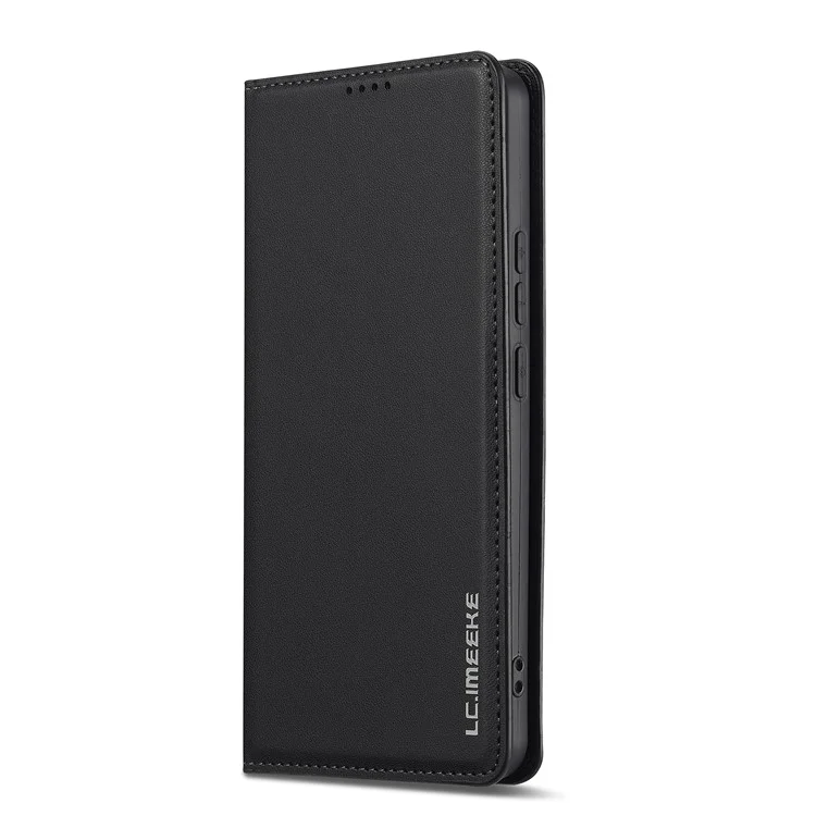 LC.IMEEKE Serie L1 per Xiaomi Redmi Note 14 4G (164,84 mm) Cover in Pelle Sintetica con Portafoglio e Supporto Protettiva per Telefono - Nero