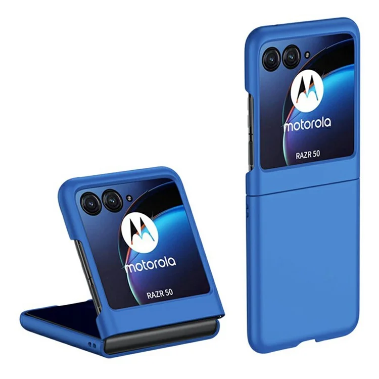 For Motorola Razr 60 Case Ultra Thin Skin Touch Rubberized Hard PC Phone Cover - Blue